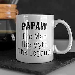 prit dore Büyükbaba Hediyesi, Büyükbaba Kupası, Büyükbaba Kahve Bardağı, İgilizce Trump Baskılı Kupa