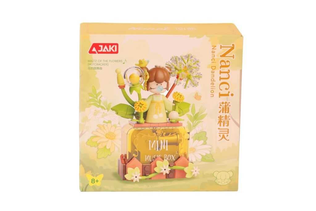 HK113 JAKİ KARAHİNDİBA MÜZİK KUTUSU 144 PARÇA BLOCK OYUNCAK