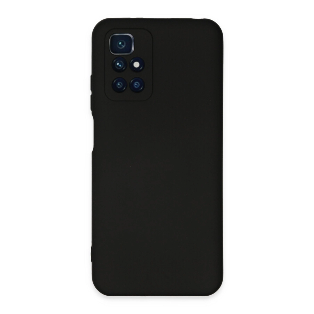 Xiaomi Redmi 10 2022 Kılıf Nano İçi Kadife Silikon - Siyah