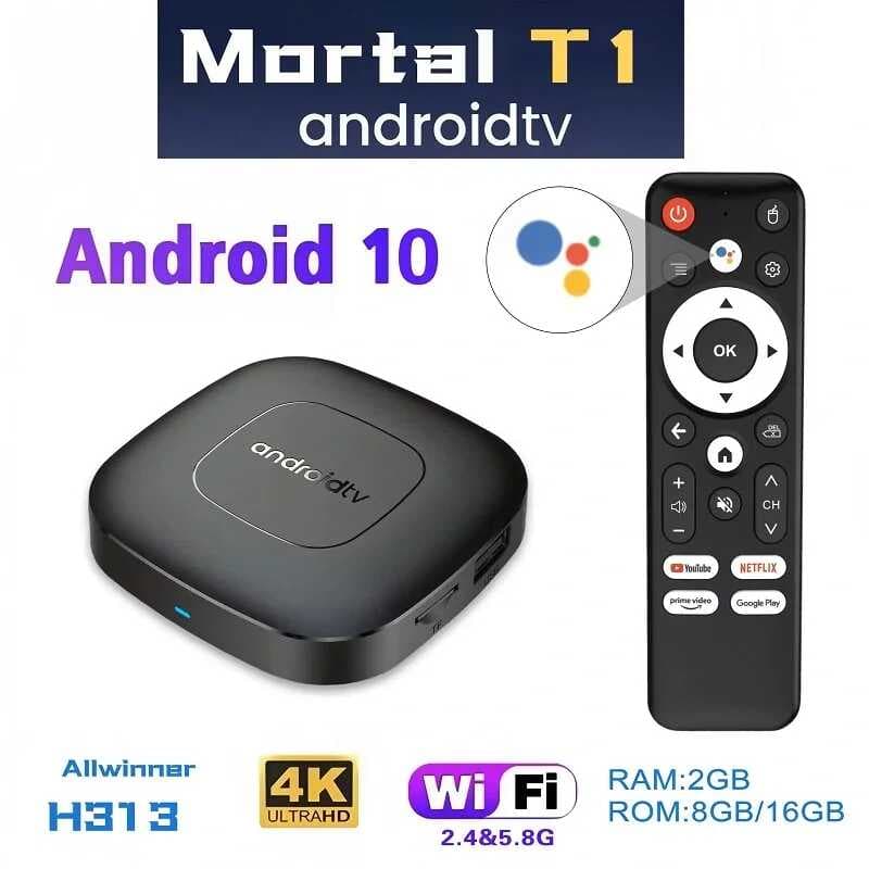 Mortal T1.Android Tv Box 2gb Ram -16 gb Hafıza Android 12 Tvbox (5430)