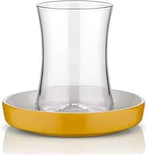 Koleksiyon Tiryaki Çay Seti 6'lı Sarı