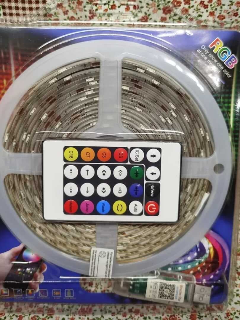 10 Metre, Led Şerit, Usb Bağlantılı, Kumandalı, Ambiyans Işığı SDR-LED-109 (5430)