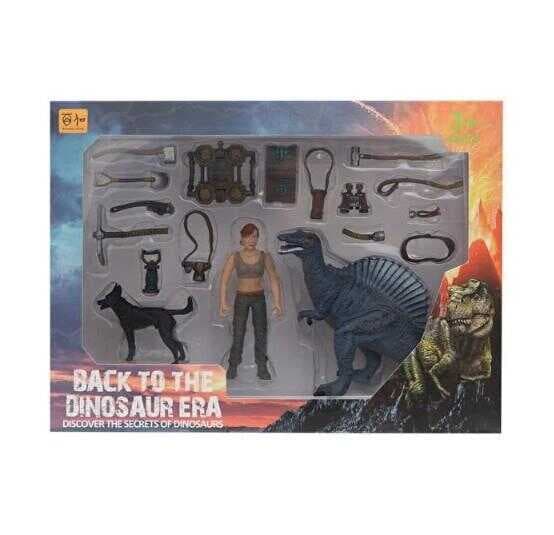 KADIN FİGÜRLÜ DİNOZOR SET-MEGA