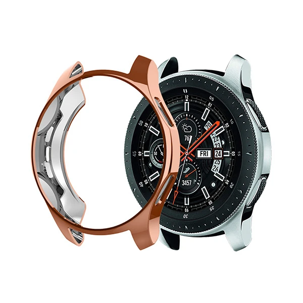 Ally Samsung Watch 46mm Lazer Kaplama Slim Silikon Bumber Kılıf-(5775)
