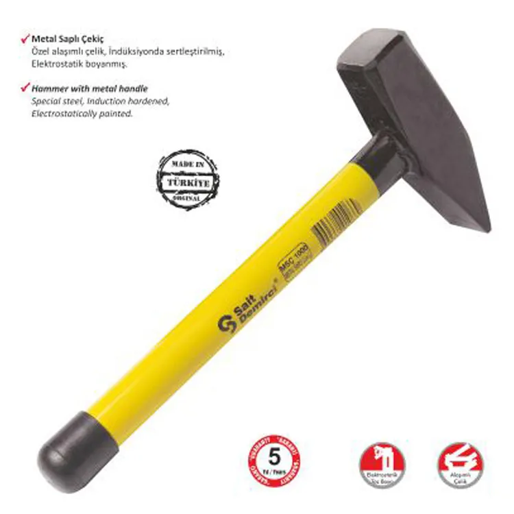 Metal Saplı Çekiç 500 Gr