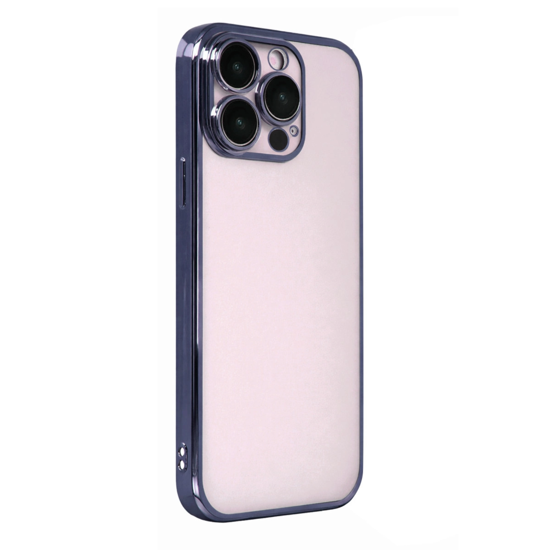 Apple İphone 15 Pro Max Razer Lensli Silikon - Lacivert
