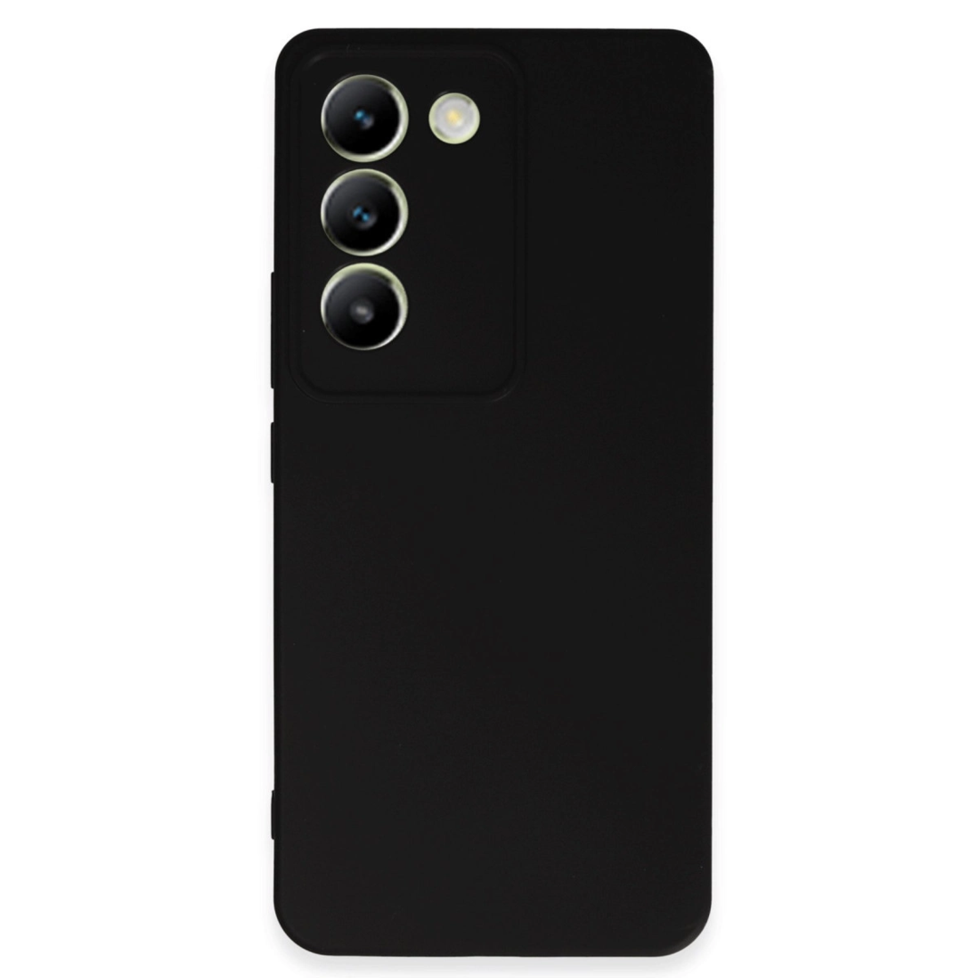 Vivo V30 Lite 4g Kılıf First Silikon - Siyah