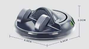 360° Dönebilen Yapışkanlı Numaratörlü Araç Telefon Tutucu