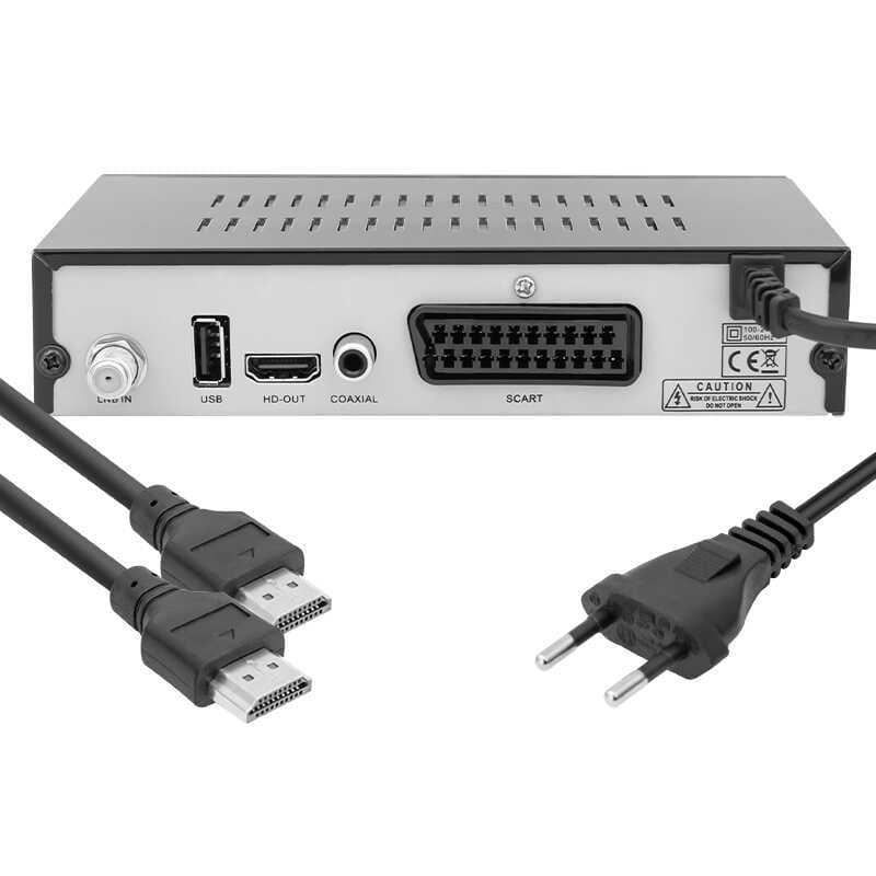 MAGBOX PLUTON S YENİ MODEL KASALI FULL HD UYDU ALICISI TKGSLİ (SCART+HD) HDMI KABLO DAHİL (4767)