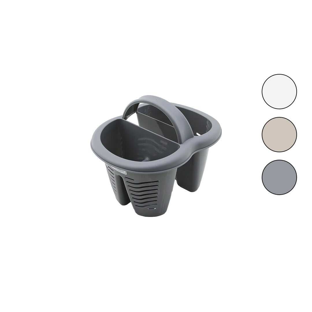 QLUX L-00515 HEYBE KAŞIKLIK TEZGAH ÜSTÜ 4 BÖLMELİ - PLASTİK (5430)