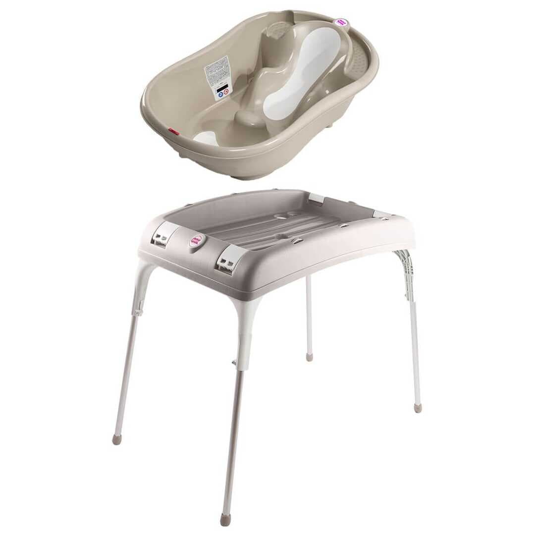 OkBaby Onda Evol Banyo Küveti & Banyo Küvet Taşıyıcı / Gri