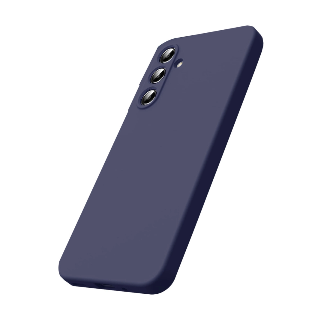 Samsung Galaxy A17 5g Nano İçi Kadife Silikon - Lacivert