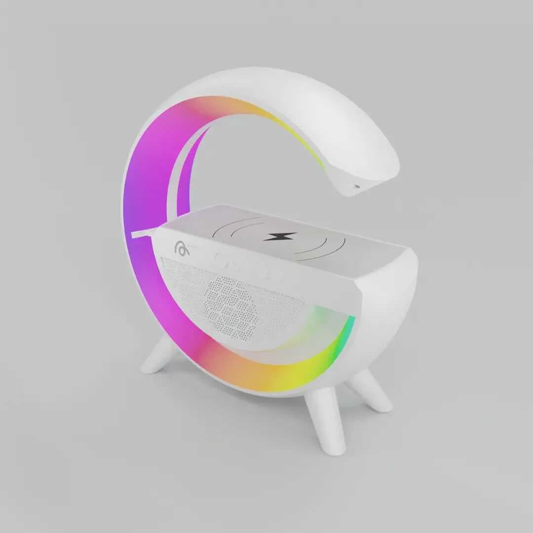 Kablosuz, Usb Bağlantılı, Ekstra Uzun Pil Ömürlü, 7 Renk Seçenekli Ambiyans Işığı,Telefon Şarj Standı BT2301 (5430)