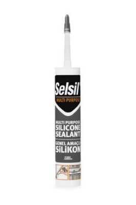 Siyah Universal Silikon - 280 gr - Dolgu Silikonu