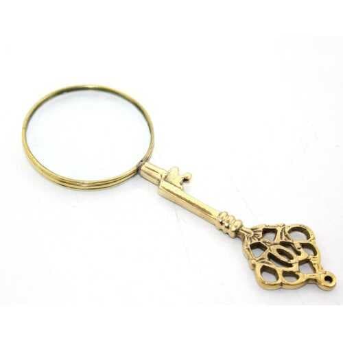 Anahtar Şekilli Pirinç Büyüteç