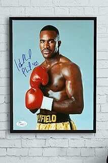 (10950) Evader Holyfield Dövüş Çerçeveli Tablo (30 X 40cm)