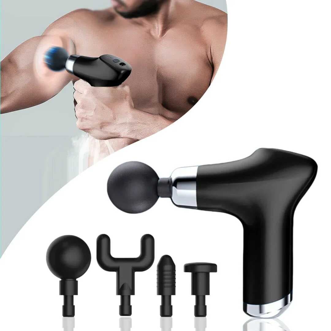 Şarj Edilebilir Küçük Yüz Tabancası Derin Doku Masaj Aleti - 6 Hız Ayarı (5430)