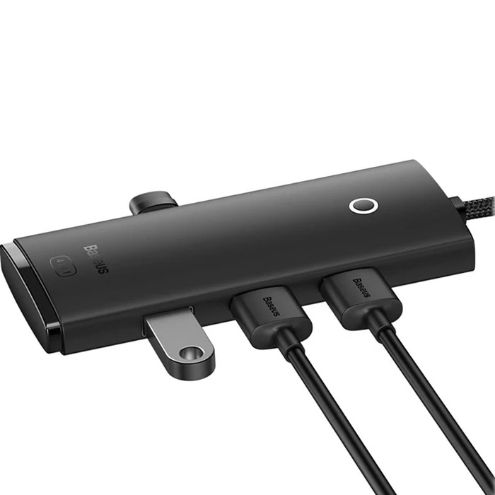 Baseus Lite Series 4 Portlu Type-C to USB 3.0 HUB Adaptör 25cm-(5775)
