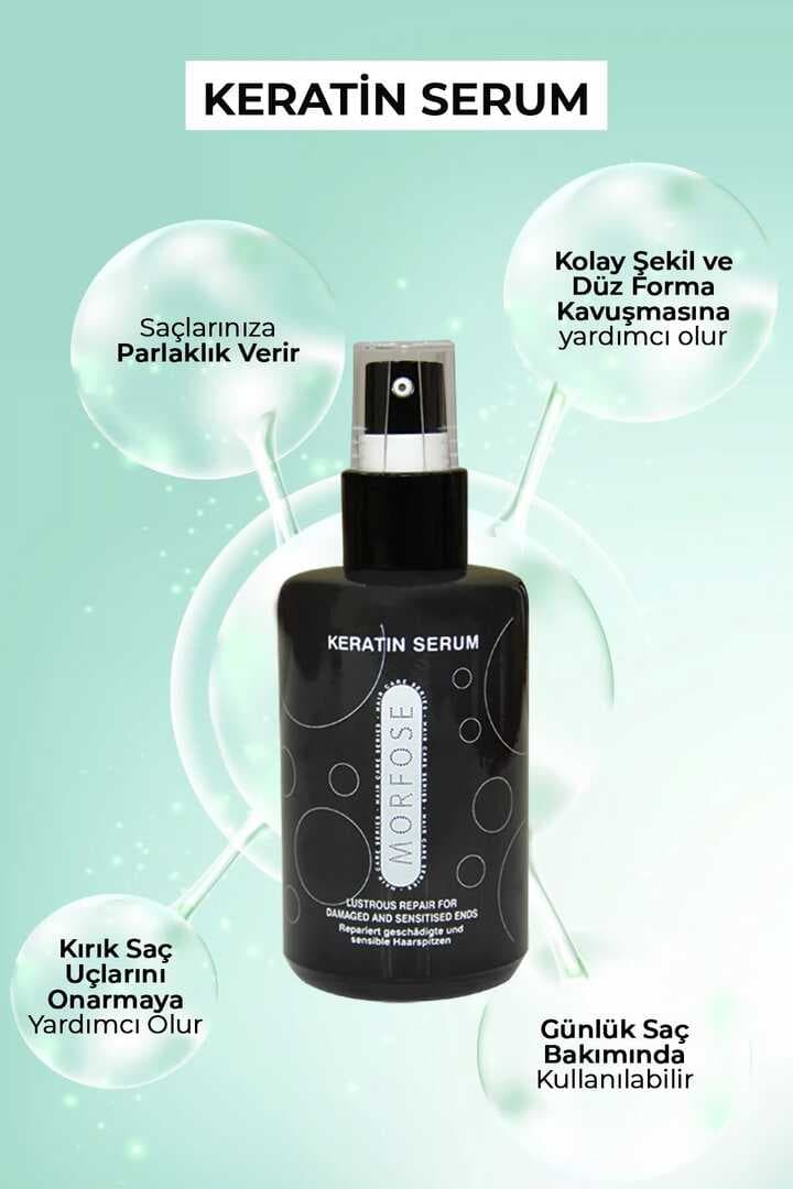 Keratin Saç Serumu 75 ML - Yıpranmış Saçlar için - mrfs