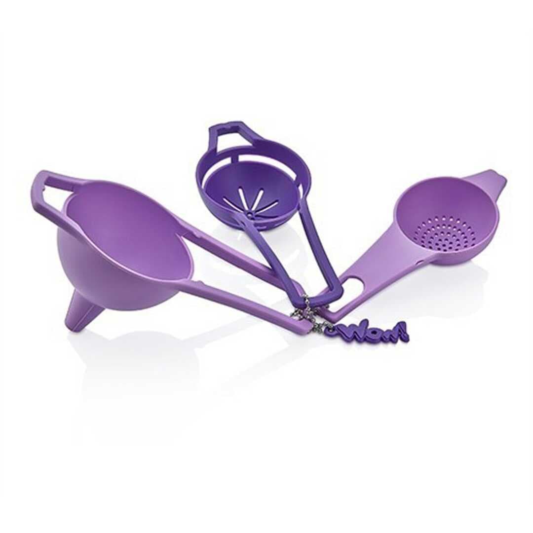 Pratik Yumurta Süzgeci Mini Süzgeç Huni Seti Hepsi Bir Arada (5430)