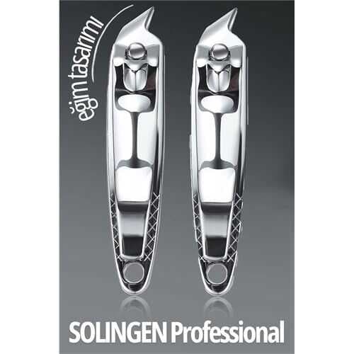 Eğimli Tırnak Makası 2 li Set Solingen Profesyonel