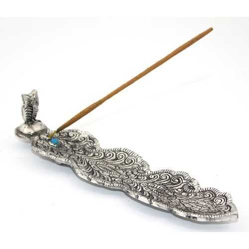 Metal Kayık Baykuş Tasarımı Tütsülük Model 2