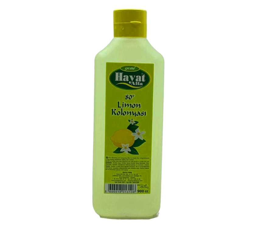HAYAT 900ML LİMON KOLONYA BİDON (5430)