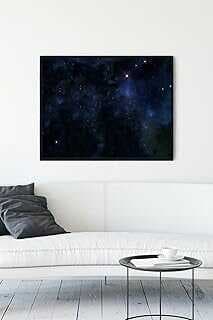 (13788) Uzay Saatsal Çerçeveli Tablo 4 (50x70cm)