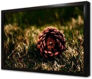 Çiçek Çerçeveli Cam Tablo 60x90 cm CA03383