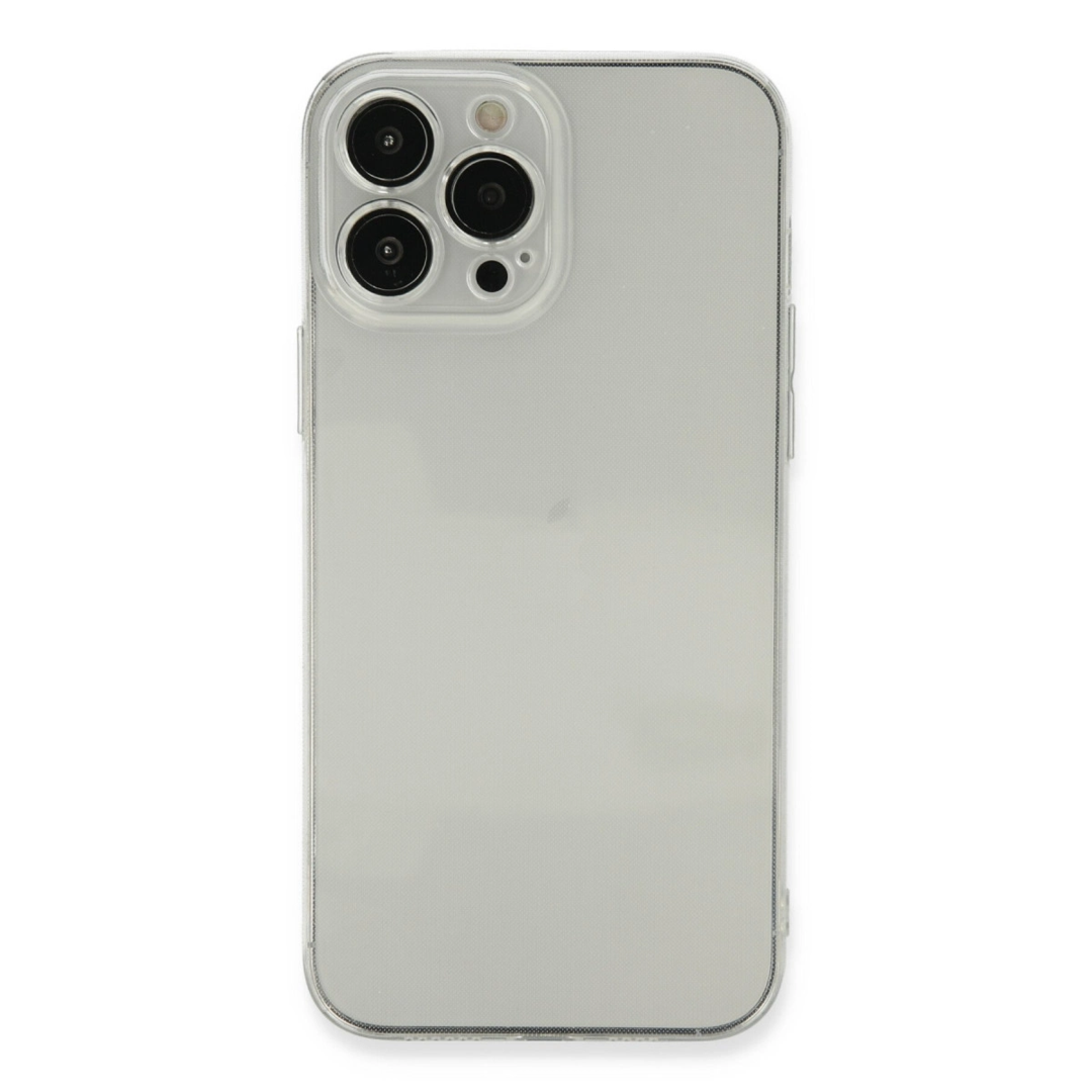 Apple İphone 13 Pro Max Kılıf Fly Lens Silikon - Şeffaf