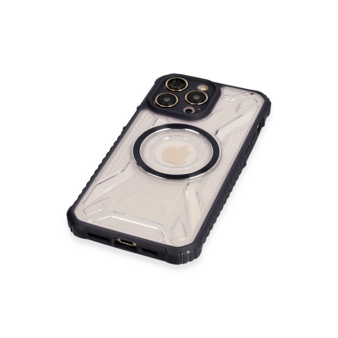 Apple İphone 14 Pro Max Kılıf Prag Magneticsafe Kapak - Siyah