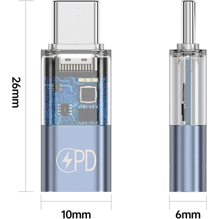 ALLY Lightning to Type-C Dönüştürücü Hızlı çevirici Şarj Adaptörü-(5775)