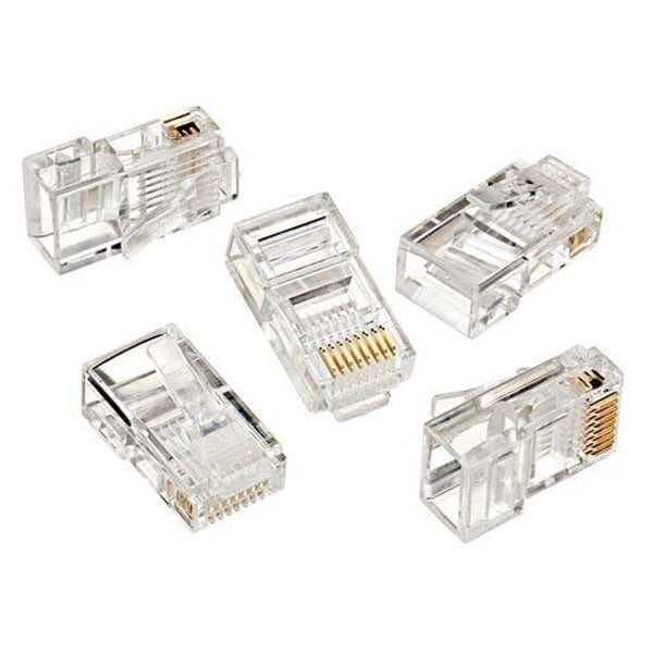 Rj45 Cat5/Cat6 Uç 8P8C (100Lük Paket) Poşetli (477477)