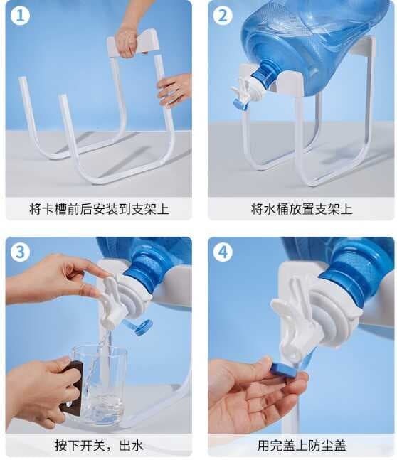 Damacana Musluk Başlığı ve Metal Ayak Stand Seti