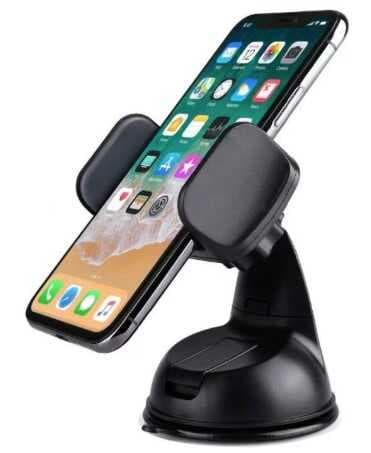 Araç İçi Torpido ve Cam Vakumlu Kısa Boy Telefon Tutucu