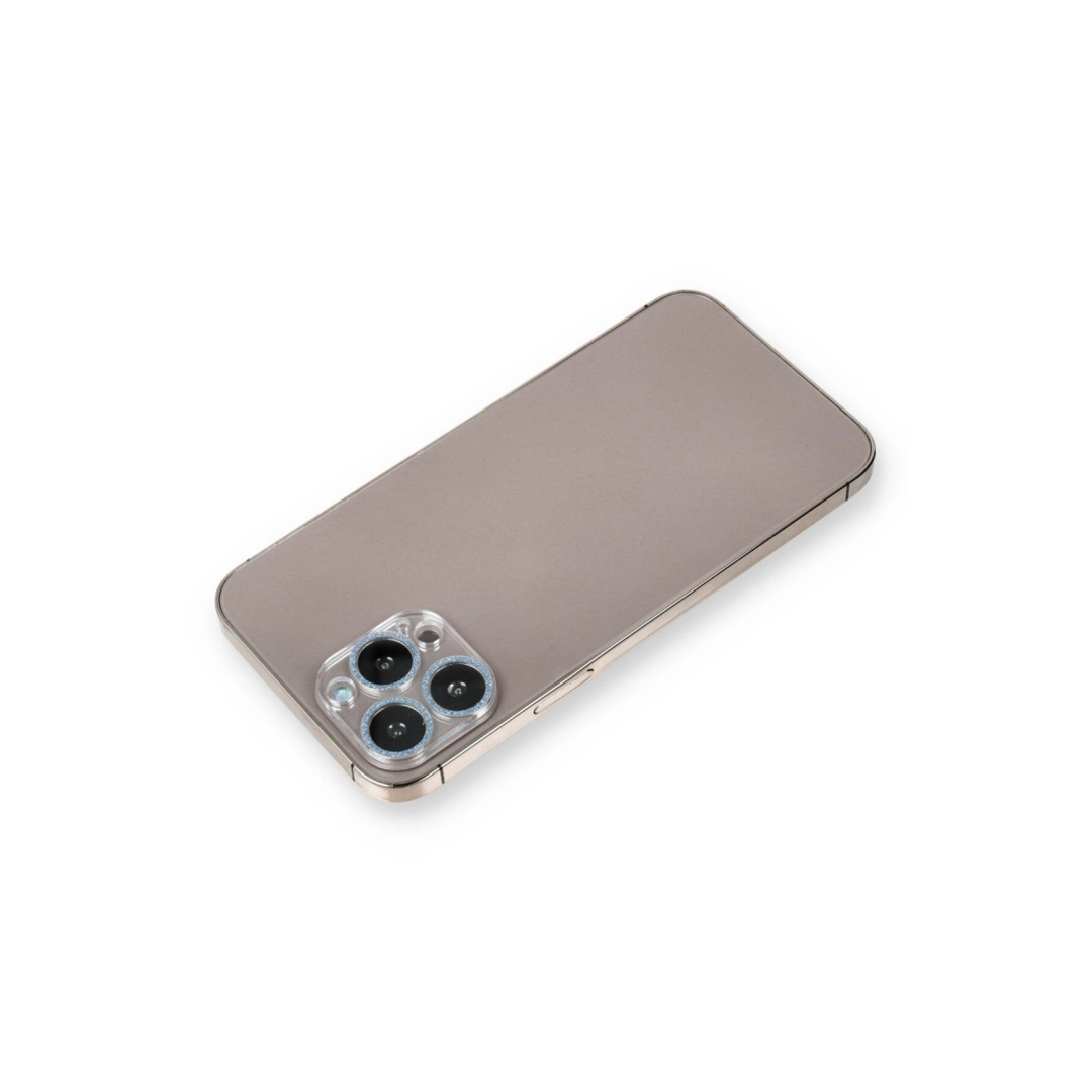 Apple İphone 12 Pro Shine Kamera Lens Koruma Cam - Sierra Blue