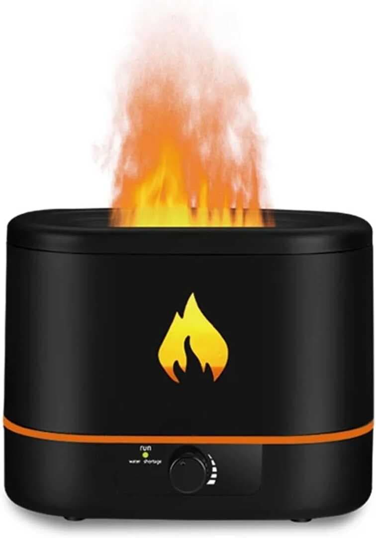 Alev Desenli 2 Lt Su Hazneli Ultrasonik Buhar &amp;amp; Sessiz Çalışma Hava Nemlendirici (5430)