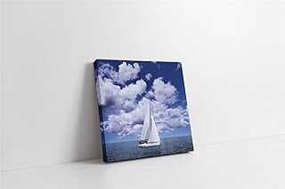 Tablosa Saki Deizde Yelkeli Kavas Tablo 90x90 cm KA01026