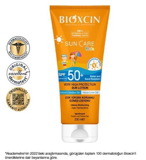 Bioxcin Sun Care Çocuklar için Spf 50+ Güneş Kremi 200 ml