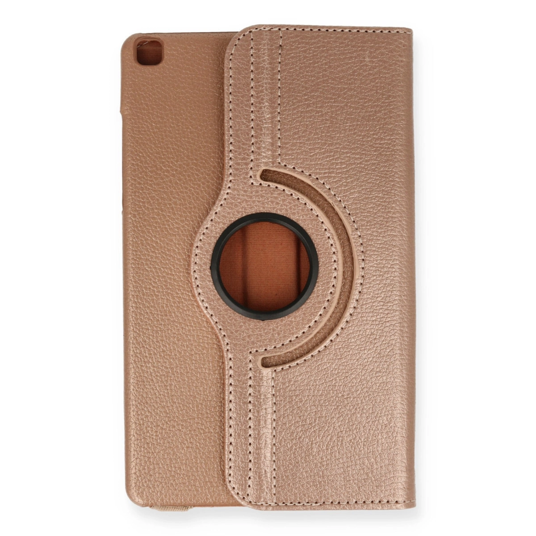 Samsung Galaxy T290 Tab A 8 Kılıf 360 Tablet Deri Kılıf - Rose Gold
