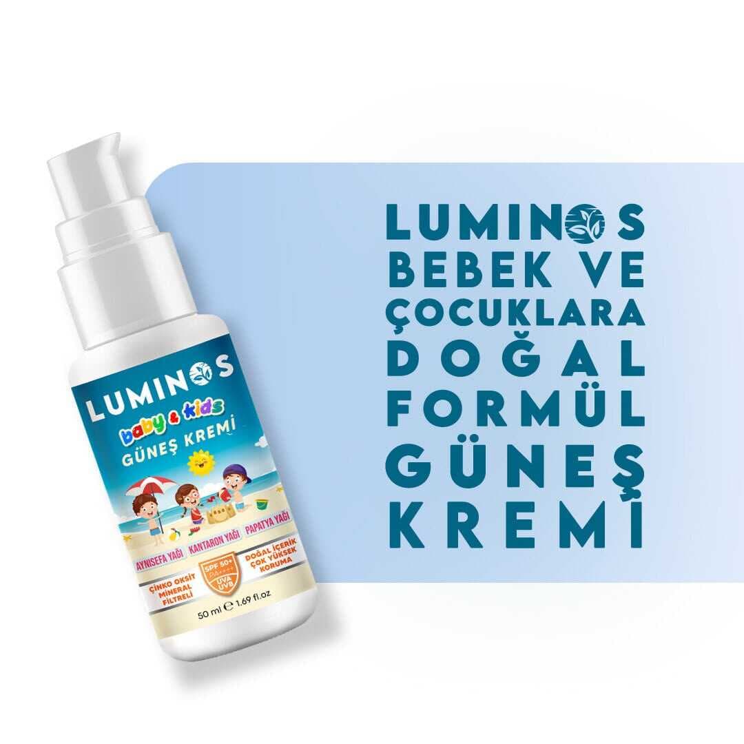 Luminos Bebeklere Ve Çocuklara Özel Doğal Formül Spf 50 Güneş Kremi - 50ml
