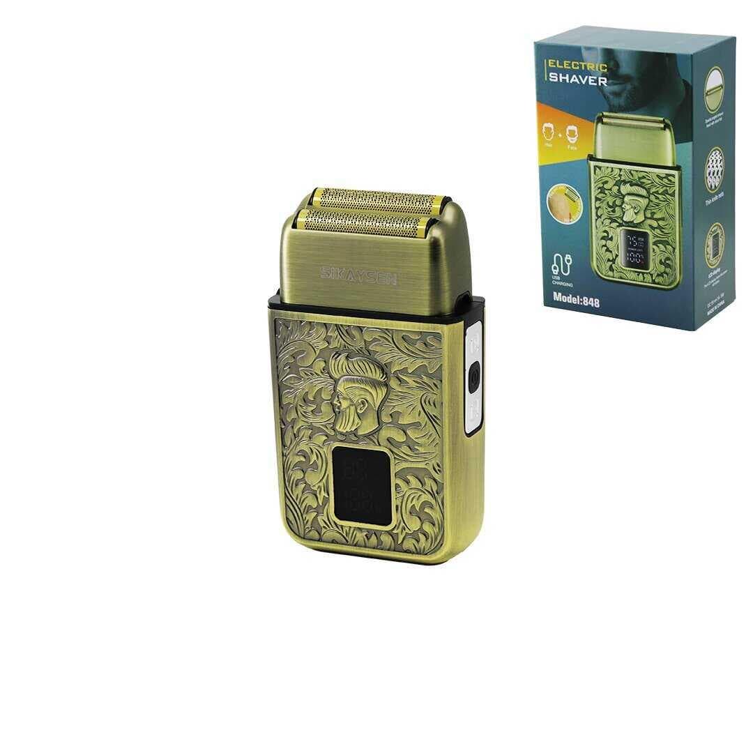 SEYAHAT TİPİ 2IN1 LCD EKRAN GÜNLÜK SIFIR SAKAL - ÇİZİM BAŞLIK TRAŞ MAKİNESİ USB ŞARJLI CEP - ÇANTA BOY (5430)