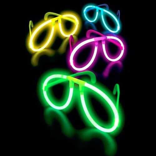 Neon Glow Fosfor Gözlük – Festival &amp; Parti (12'li Set)