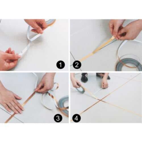 0.5 cm x 50 Metre Gold Fayans Arası Şerit Bant