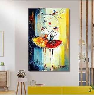 GAAGART Tekli Dikey Kavas Tablo Kaliteli Das Ede Baleri Kızlar 30 x 40 gartM6861