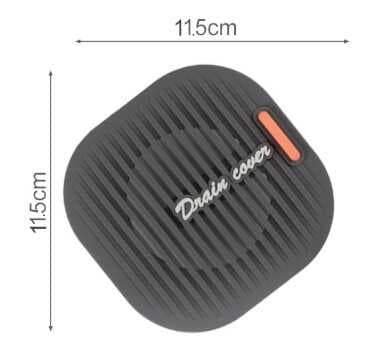 Süzgeçli Lavabo Gider Koruyucu Mat Gri