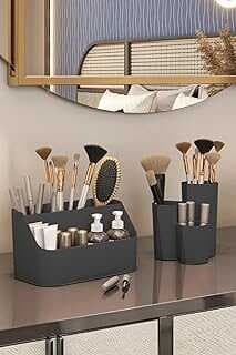 İkili Orgaizer Seti Makyaj Kozmetik Düzeleyici Ve Bayo Düzeleyici