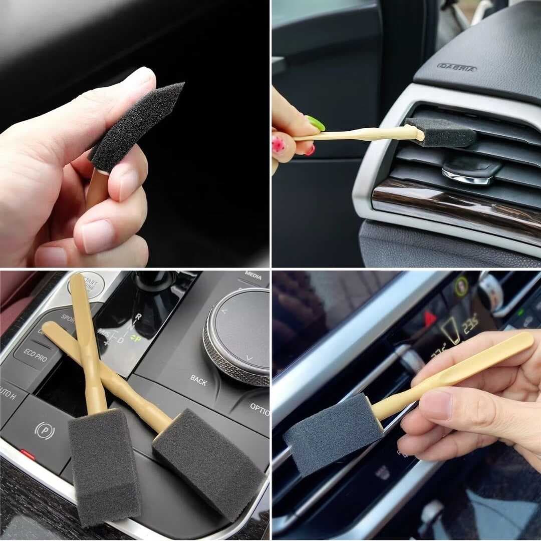 5'li Araba Havalandırma Temizleme Fırçaları Klima ÇıkışlarıToz Alma&amp;Otomobil İçi Detaylı Mini Temizlik Aparatları (4767)