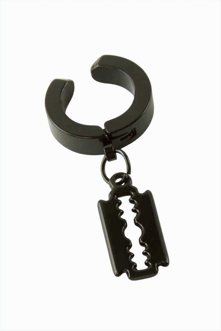 Jilet Çelik Erkek Küpe Kıstırmalı 1 Adet