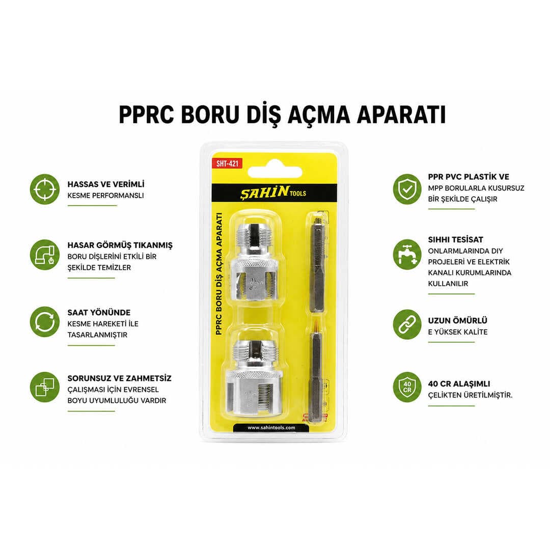 PPRC BORU DİŞ AÇMA MATKAP UÇ APARAT (5430)